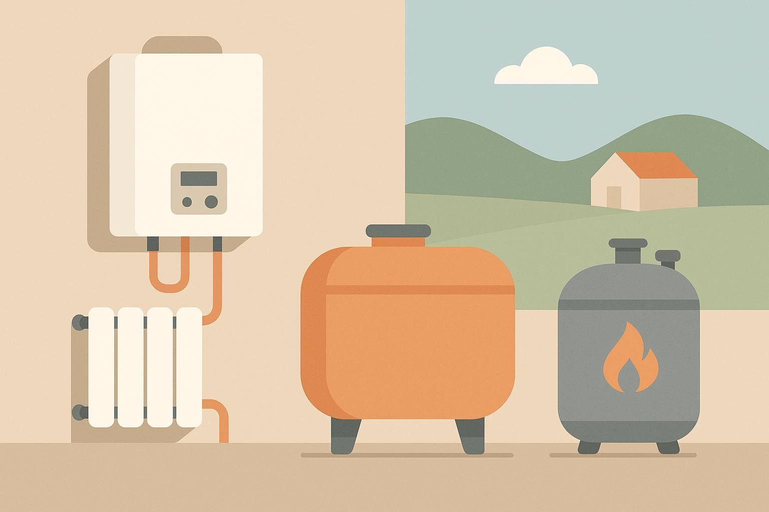 Read more about the article LPG & Oil Boiler Installation in Caversham – Reliable Heating for Off-Grid Homes